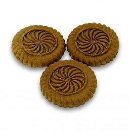 Биосладия 39 печенье сахарное круглой формы с какао